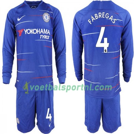 Chelsea Cesc Fabregas 4 Kind Thuis Tenue 2018-19 L/S Chelsea Cesc Fabregas 4 Kind Thuis Tenue 2018-19 L/S